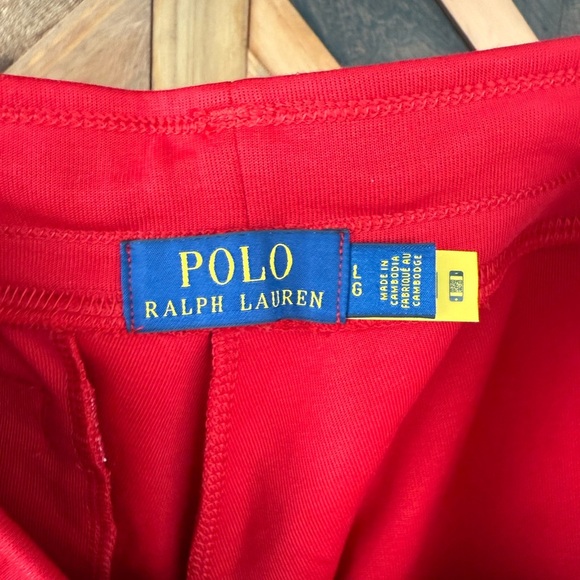 Ralph Lauren Double Knit Jogger Pant Red Size Large - Picture 2 of 11